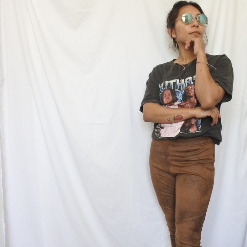 Suede Pants/Leggings